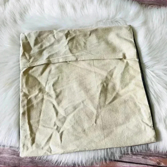 Vintage Hand Made Embroidered Wool Knit Pillow - Picture 10 of 12